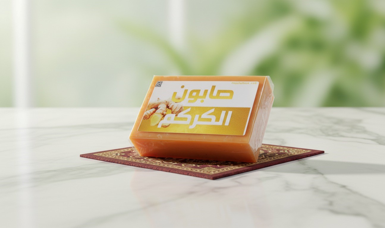 صابون الكركم الطبيعي