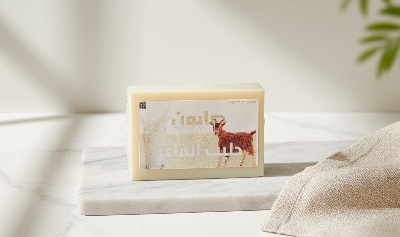 صابون حليب الماعز الطبيعي